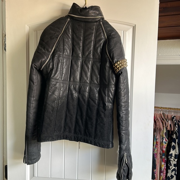 Authentic vintage leather jacket size medium - Picture 2 of 2